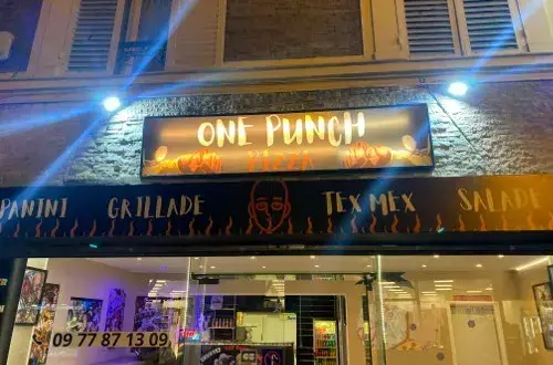 One punch pizza Les